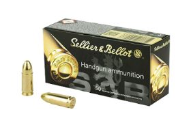 Sellier & Bellot, Pistol, 9MM, 115 Grain, Full Metal Jacket, 50 Round Box WARNING 9MM 1,237 Feet per second 115 Grain full metal jacket 50 Rounds per box Product Description Full Metal Jacket projectiles are the ideal choice for recreational target shooting and extended training sessions at the range. When you want great value without sacrificing quality and performance, you can rely on Sellier & Bellot full metal jacket ammunition to deliver reliable results. Specifications UPC 754908500086 Manufacturer Sellier & Bellot Manufacturer Part # SB9A Model Pistol Caliber 9MM Grain Weight 115Gr Type Full Metal Jacket Units per Box 50 Units per Case 1000 Subcategory Handgun Ammunition