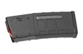 Magpul Industries, Magazine, M3, 308 Win/762NATO, 25Rd, Fits AR10 Rifles, Compatible with M118 LR Ammunition, Black Finish 25RD capacity Black polymer construction Anti-tilt, self-lubricating follower Flared floorplate High-quality stainless steel spring Product Description The 7.62x51 (.308 Winchester) PMAG 25 M118 LR/SR GEN M3 Window is a lightweight, cost effective, high reliability magazine for SR25/M110 pattern rifles using longer than SAAMI-spec match ammunition up to 2.830" OAL. Features true 25-round capacity, constant-curve body, anti-tilt follower, snap on Impact/Dust Cover, and transparent MagLevel(TM) windows to allow rapid visual identification of approximate number of rounds remaining. Specifications UPC 840815100140 Manufacturer Magpul Industries Manufacturer Part # MAG577-BLK Type Magazine Model M3 Caliber 762NATO Caliber 308 Winchester Capacity 25Rd Color Black Subcategory Rifle Magazines Create Price Tag