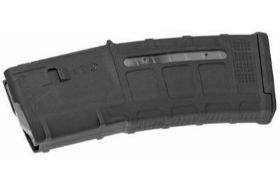 Magpul Industries, Magazine, M3 With Window, 223 Rem/556NATO, 30Rd, Fits AR Rifles, Black Finish 30RD capacity Polymer construction Anti-tilt, self-lubricating follower Ribbed gripping surface Flared floorplate Over-travel insertion stop Product Description The next-generation PMAG 30 GEN M3 Window is a 30-round 5.56x45 NATO (.223 Remington) polymer magazine for AR15/M4 compatible weapons that features transparent windows to allow rapid visual identification of approximate number of rounds remaining. Along with expanded feature set and compatibility, the GEN M3 Window incorporates new material technology and manufacturing processes for enhanced strength, durability, and reliability to exceed rigorous military performance specifications. While the GEN M3 is optimized for Colt-spec AR15/M4 platforms, modified internal and external geometry also permits operation with a range of additional weapons such as the HK(R) 416/MR556A1/M27 IAR, British SA-80, FN(R) SCAR(TM) MK 16/16S, and others. Specifications UPC 873750007625 Manufacturer Magpul Industries Manufacturer Part # MAG556-BLK Type Magazine Model M3 Caliber 223 Remington Caliber 556NATO Capacity 30Rd Color Black Accessories w/ Window Fit AR Rifles Subcategory Rifle Magazines