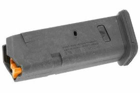 Magpul Industries, Magazine, PMAG, 9MM, 10Rd, Fits Glock 19, Black Finish Compatible with all compact and sub-compact 9mm Glock handguns High visibility controlled-tilt follower Compatible with Magpul GL-L Plates Product Description The Magpul(R) PMAG 10 GL9 - Glock G17 and G19 9x19 Parabellum are the highest performing and most reliable restricted capacity magazines on the market. They are designed to provide the same quality and performance of the proven Magpul PMAG series of Glock magazines while also providing a viable product solution to those in locations and situations where a 10-round capacity restriction is required or desired. Whether for competition use or otherwise, the PMAG 10 GL9 is the highest quality restricted capacity magazine option available. Made in U.S.A. Specifications UPC 840815119302 Manufacturer Magpul Industries Manufacturer Part # MAG907-BLK Type Magazine Model PMAG Caliber 9MM Capacity 10Rd Finish/Color Black Fit Glock OEM 19 Subcategory Pistol Magazines